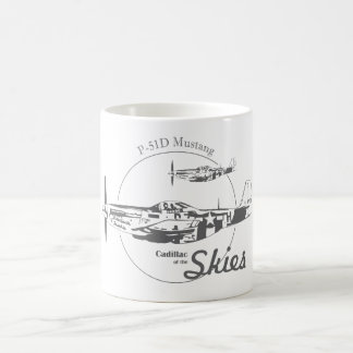 Caneca P-51D Mustang USAF WWII コーヒーマグカップ
