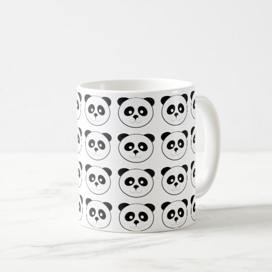 Caneca Panda コーヒーマグカップ (正面右)