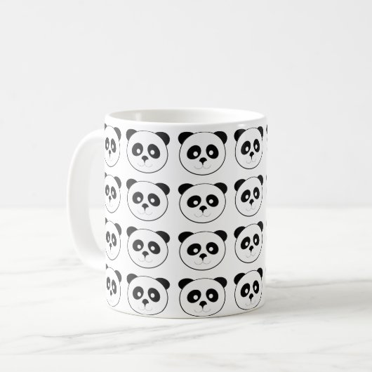 Caneca Panda コーヒーマグカップ (正面左)