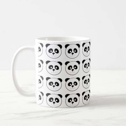 Caneca Panda コーヒーマグカップ (左)