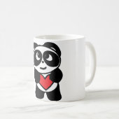 Caneca Panda apaixonado コーヒーマグカップ (正面右)
