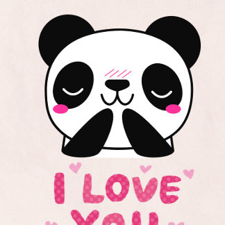 caneca panda coração desenho コーヒーマグカップ