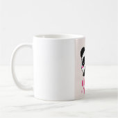 caneca panda coração desenho コーヒーマグカップ (左)