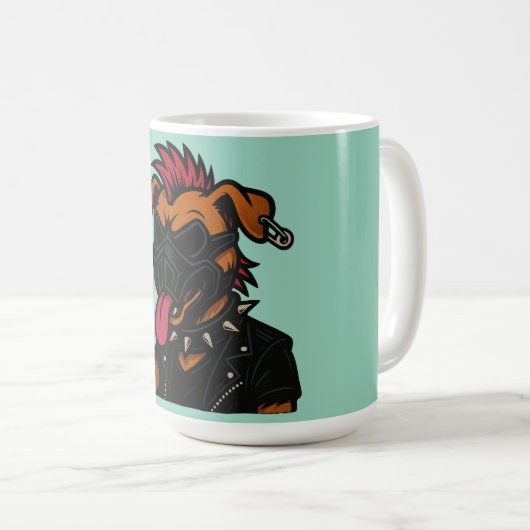 Caneca para café cachorro maluco コーヒーマグカップ (正面右)