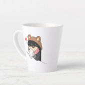 Caneca para café latte カフェラテマグ (左アングル)