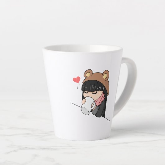 Caneca para café latte カフェラテマグ (右アングル)