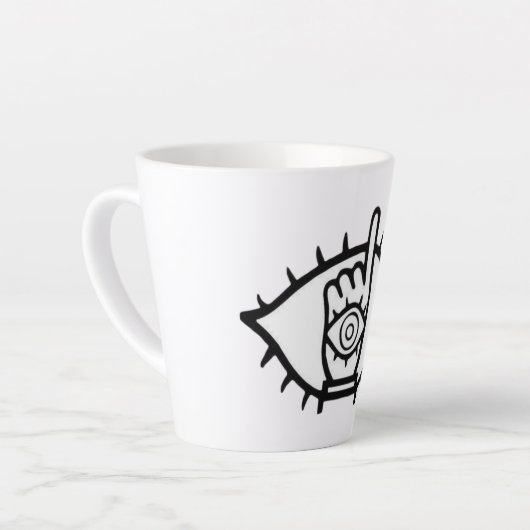 Caneca para café latte カフェラテマグ (左アングル)