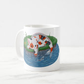 Caneca Peixe Gato コーヒーマグカップ (正面左)