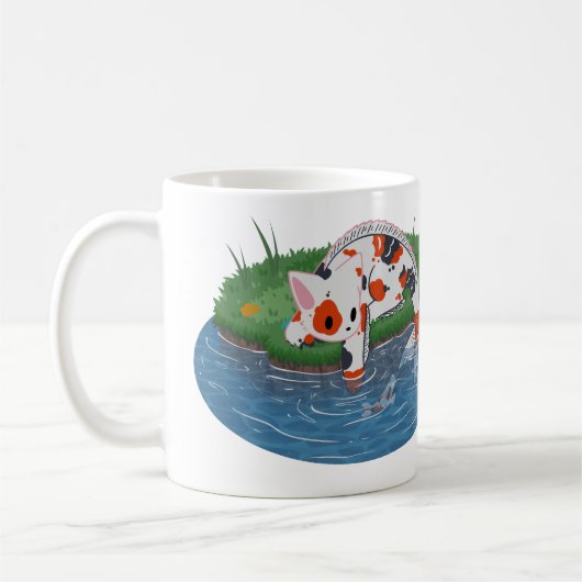 Caneca Peixe Gato コーヒーマグカップ (左)