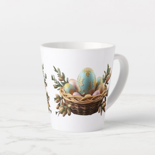 Caneca Pequena para Café Luz da Páscoa カフェラテマグ (右アングル)