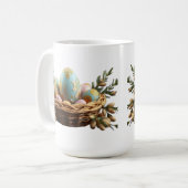 Caneca Pequena para Café Luz da Páscoa-2 コーヒーマグカップ (正面左)