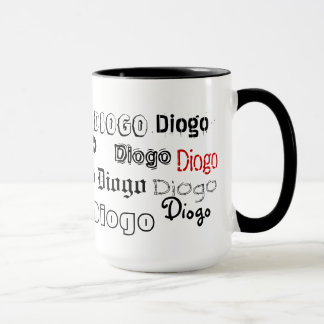 Caneca personalizada com nomes マグカップ