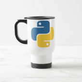 Caneca personalizada desenvolvedor python トラベルマグ (左)