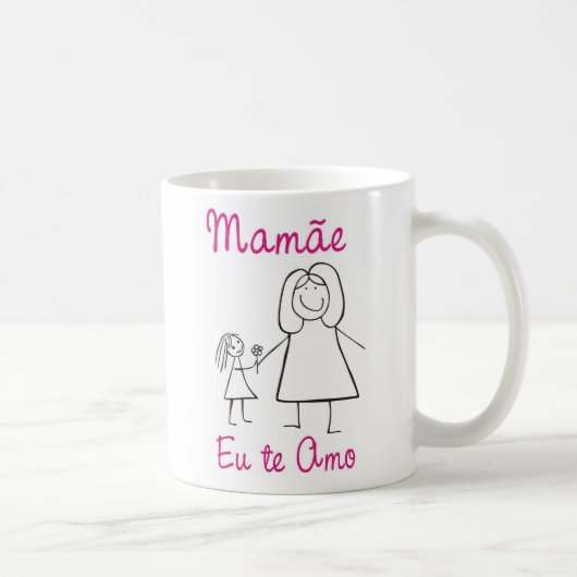 Caneca personalizada dia das mães コーヒーマグカップ (右)