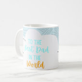 Caneca Personalizada Dia dos Pais - Pai meu Herói コーヒーマグカップ (正面左)
