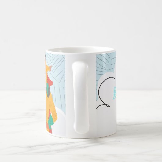 Caneca Personalizada Dia dos Pais - Pai meu Herói コーヒーマグカップ (ハンドル)