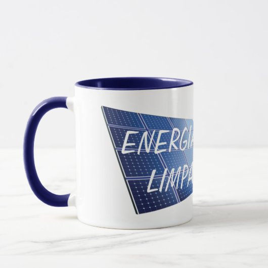 Caneca personalizada ENERGIA LIMPA マグカップ (左)