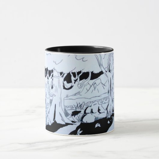 Caneca personalizada - Paisagem マグカップ (中央)