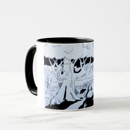 Caneca personalizada - Paisagem マグカップ (正面左)