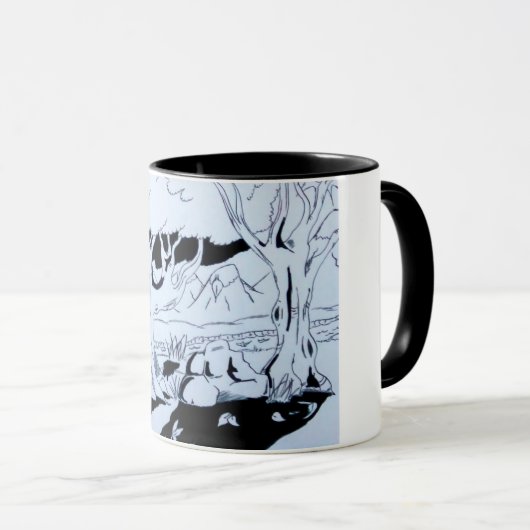 Caneca personalizada - Paisagem マグカップ (正面右)