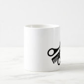 Caneca personalizada para cabeleireiro/barbearia コーヒーマグカップ (中央)