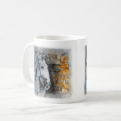 Caneca Pintura de Cavalo コーヒーマグカップ (正面左)