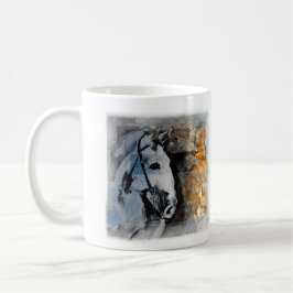 Caneca Pintura de Cavalo コーヒーマグカップ