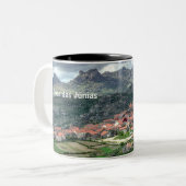 Caneca Pitoes Pretaのmodelo 2 ツートーンマグカップ (正面左)