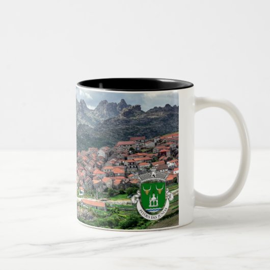 Caneca Pitoes Pretaのmodelo 2 ツートーンマグカップ (右)