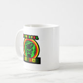 Caneca Powerful Reggae コーヒーマグカップ (正面左)