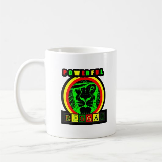Caneca Powerful Reggae コーヒーマグカップ (左)