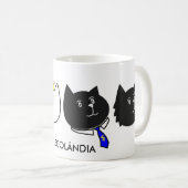 Caneca QUARTETO FELINO コーヒーマグカップ (正面右)