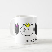 Caneca QUARTETO FELINO コーヒーマグカップ (正面左)