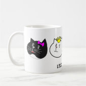 Caneca QUARTETO FELINO コーヒーマグカップ (左)