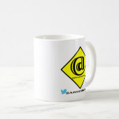 Caneca Respeite o Pedestre Arrombasse コーヒーマグカップ (正面右)