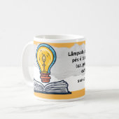 Caneca "Salmos 119:105" Texto e imagem コーヒーマグカップ (正面左)