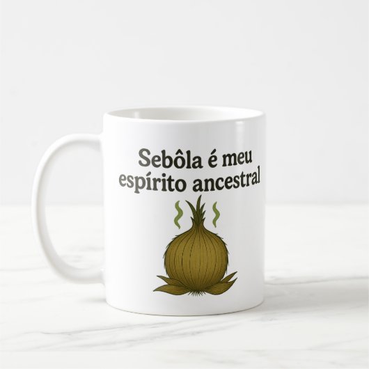 Caneca Sebôla – Espírito Ancestral de Aroma Duvido コーヒーマグカップ (左)