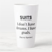 Caneca Série Suits カフェラテマグ (正面)