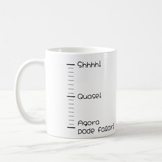 Caneca Shhhh! コーヒーマグカップ (左)