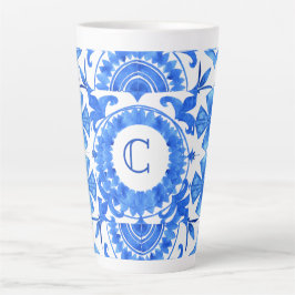 Caneca Sntorini カフェラテマグ