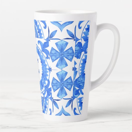 Caneca Sntorini カフェラテマグ (右)