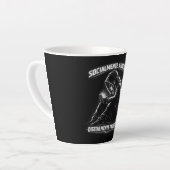 Caneca socialmente ausente. カフェラテマグ (左アングル)