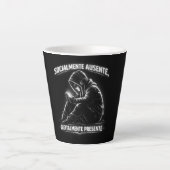 Caneca socialmente ausente. カフェラテマグ (正面)