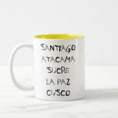 CANECA SOUTH ツートーンマグカップ (左)