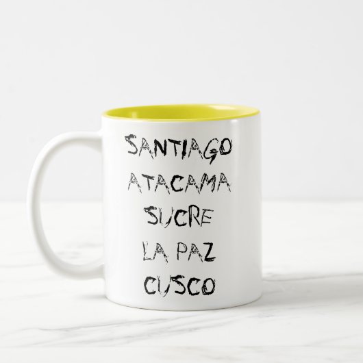 CANECA SOUTH ツートーンマグカップ (左)