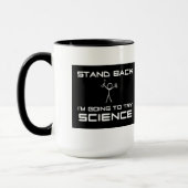 Caneca Stand Back ... try science マグカップ (左)