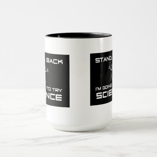 Caneca Stand Back ... try science マグカップ (中央)