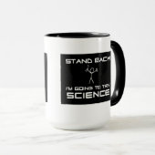 Caneca Stand Back ... try science マグカップ (正面右)