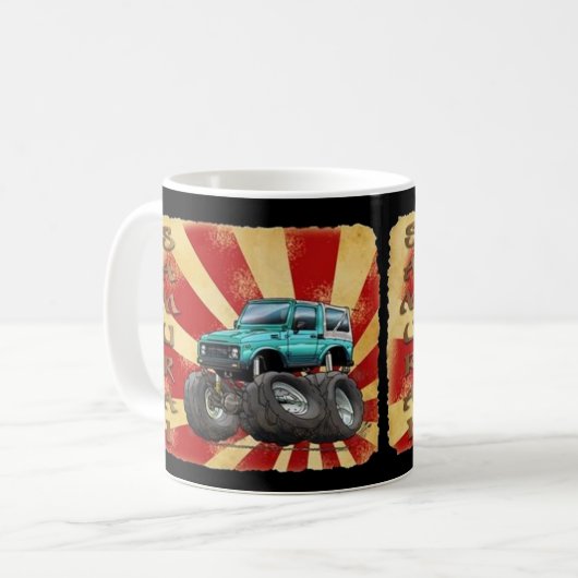Caneca Suzuki Samurai コーヒーマグカップ (正面左)