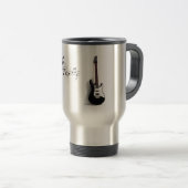 Caneca térmica guitarra トラベルマグ (正面右)